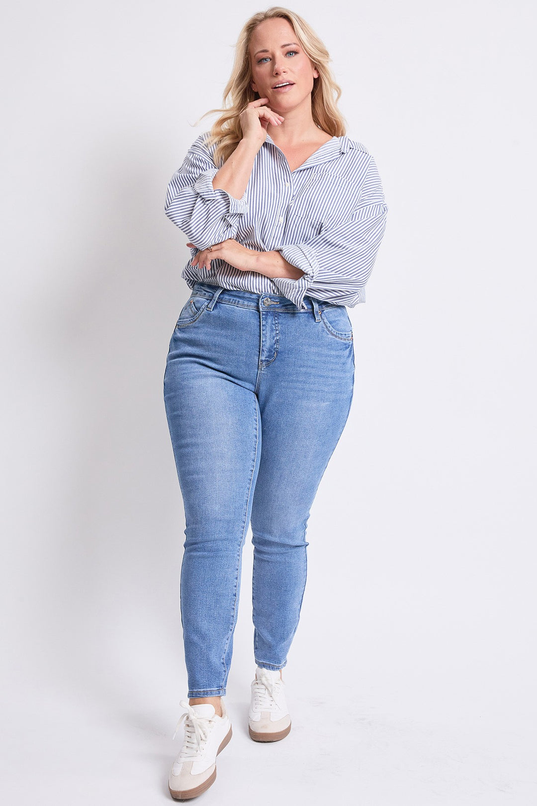 Jean skinny curve confidence - Bleu vintage