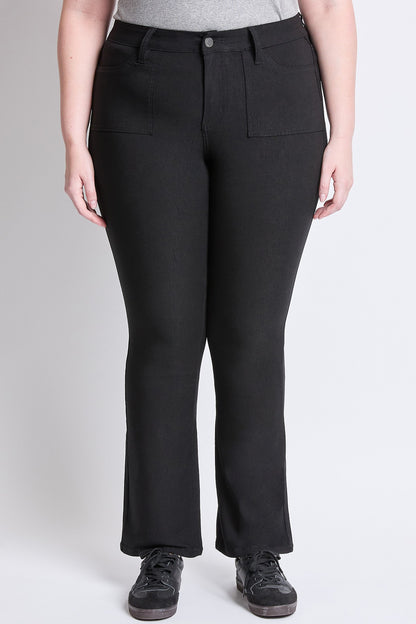 (32 po) Pantalon bootcut ultra stretch - noir