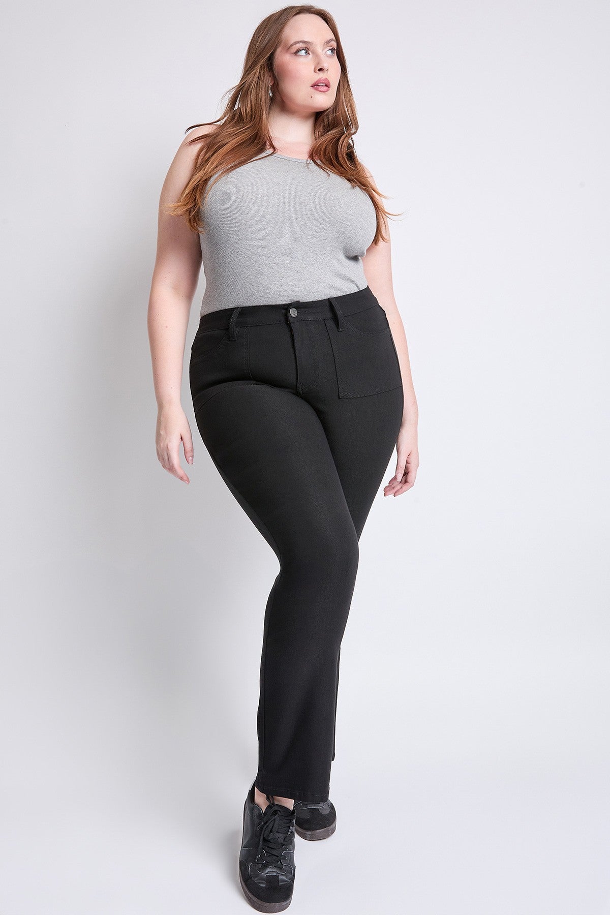 (32 po) Pantalon bootcut ultra stretch - noir