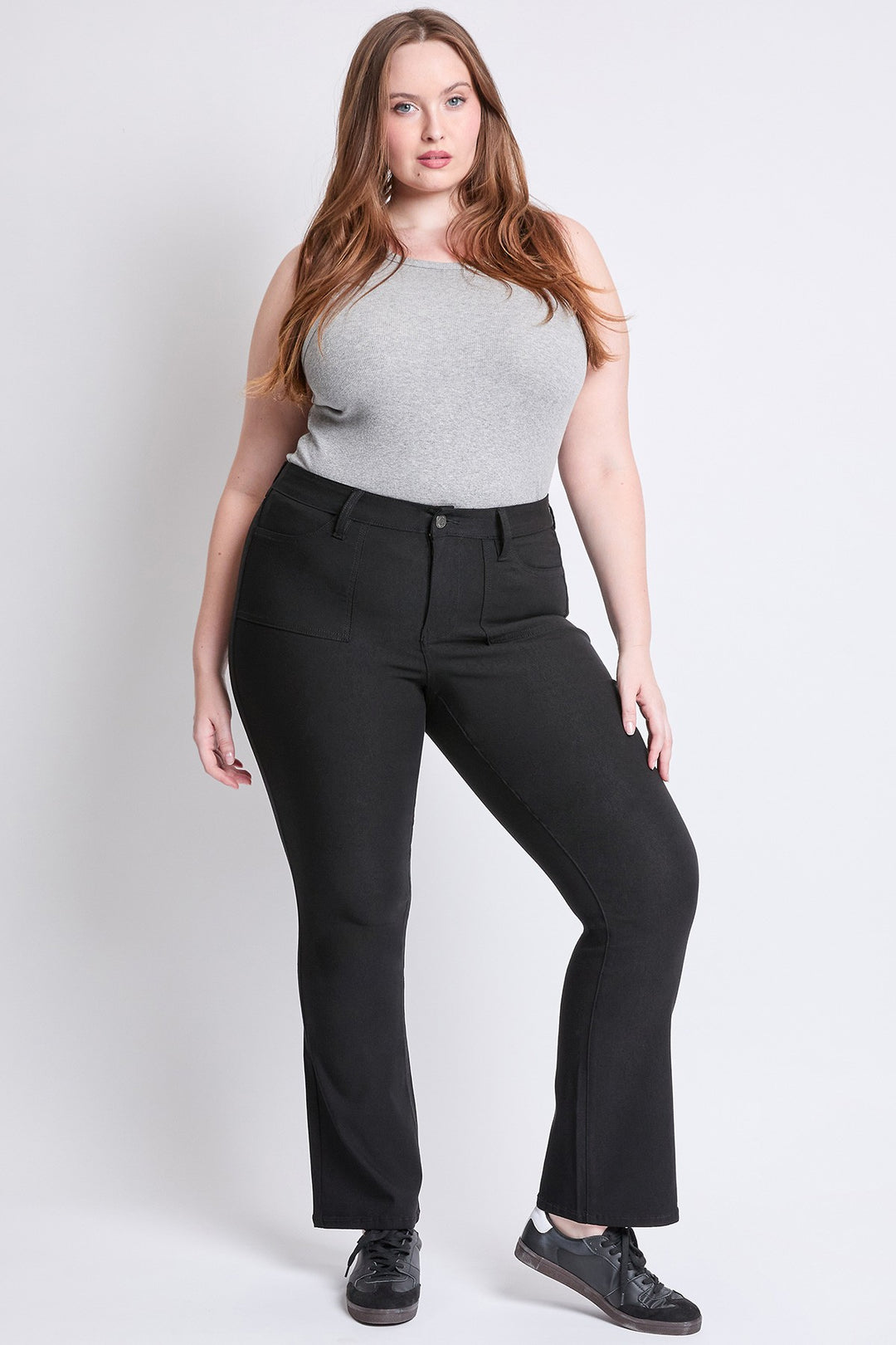 (32 po) Pantalon bootcut ultra stretch - noir