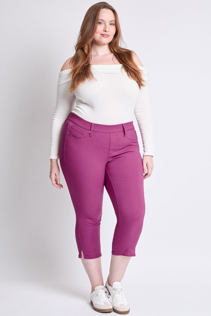 TAILLE MOYENNE - Capri ultra stretch sans bouton - Jazzberry (23 po)