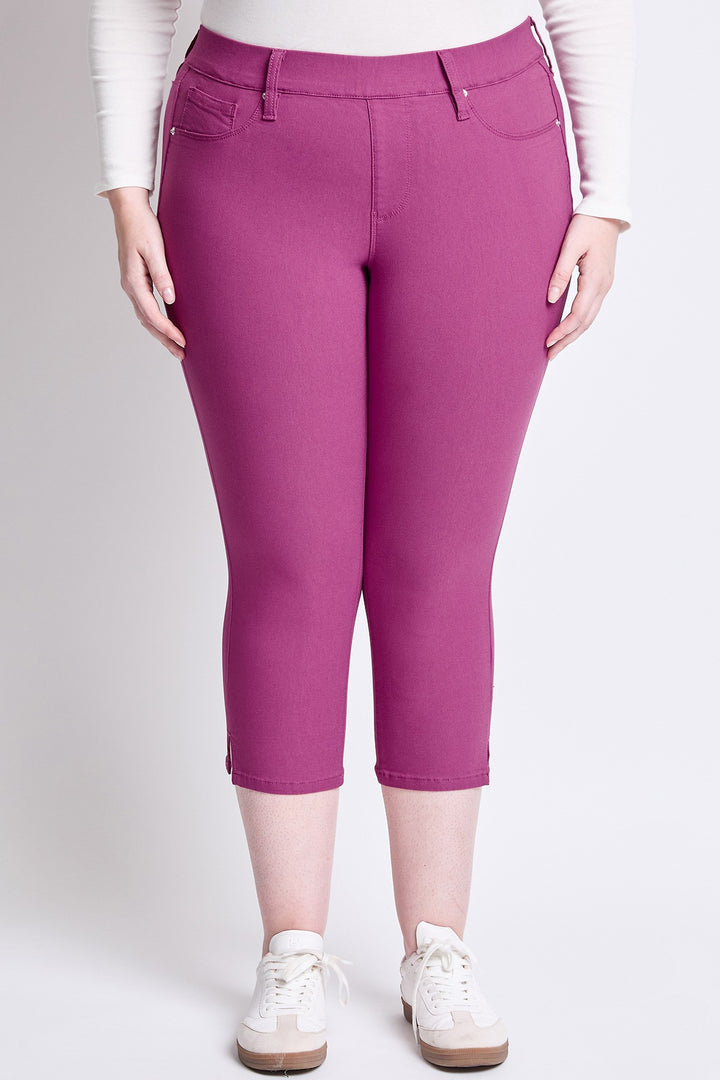 TAILLE MOYENNE - Capri ultra stretch sans bouton - Jazzberry (23 po)
