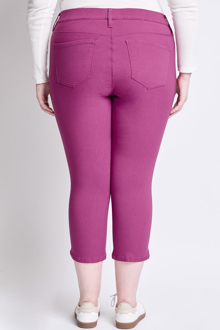 TAILLE MOYENNE - Capri ultra stretch sans bouton - Jazzberry (23 po)