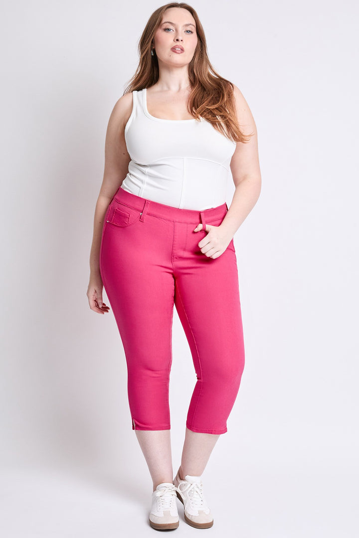 TAILLE MOYENNE - Capri ultra stretch sans bouton - French pink (23 po)