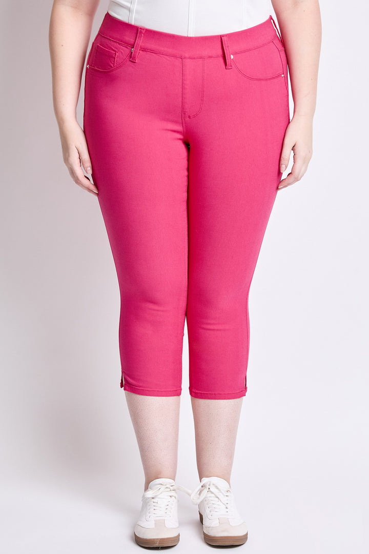 TAILLE MOYENNE - Capri ultra stretch sans bouton - French pink (23 po)