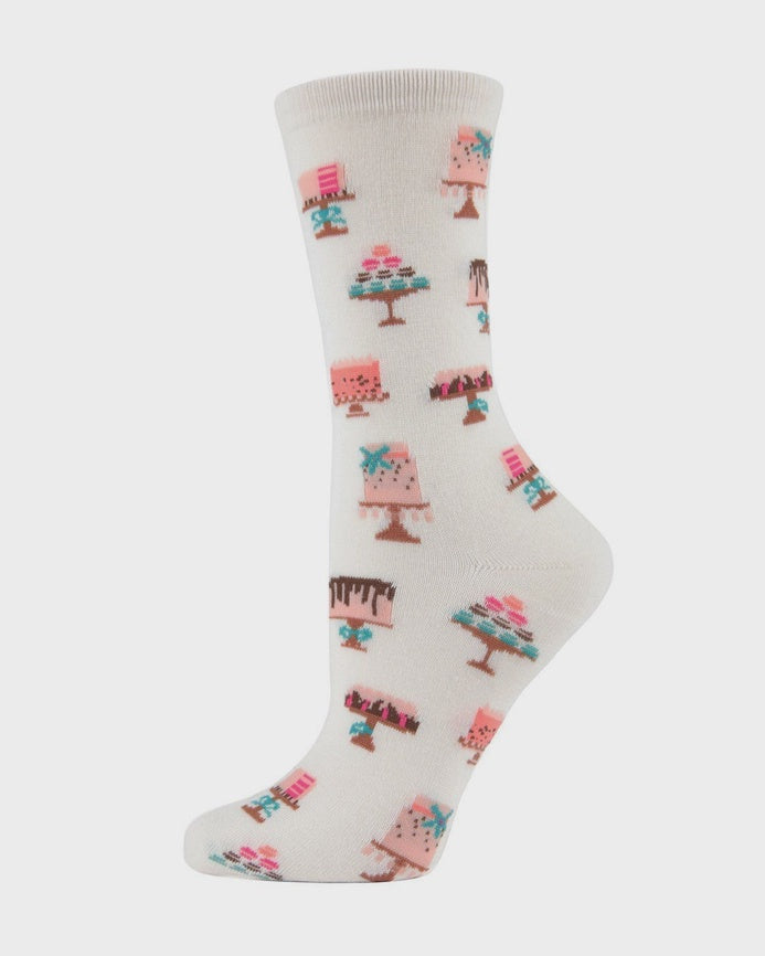 Bamboo socks - Sweet Treats (white)