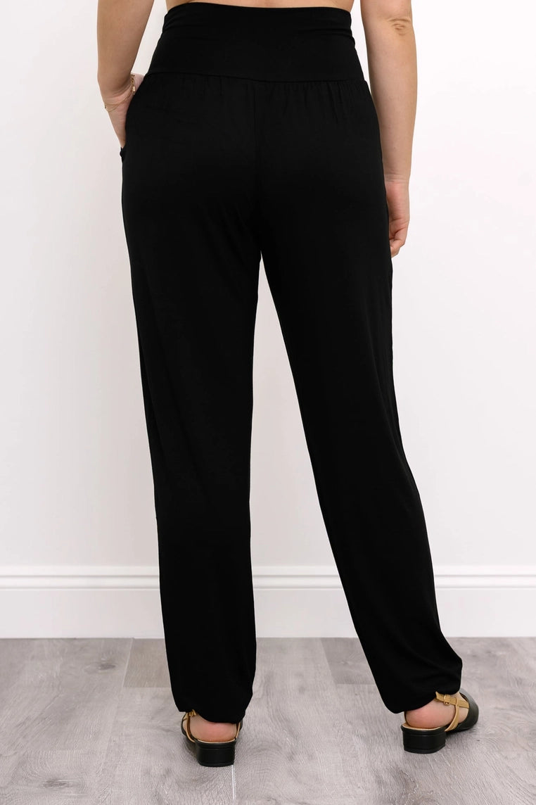 Pantalon Claire - Bamboo/Lycra - Noir
