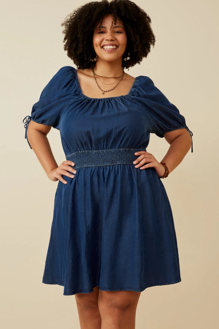 Robe denim Tencel