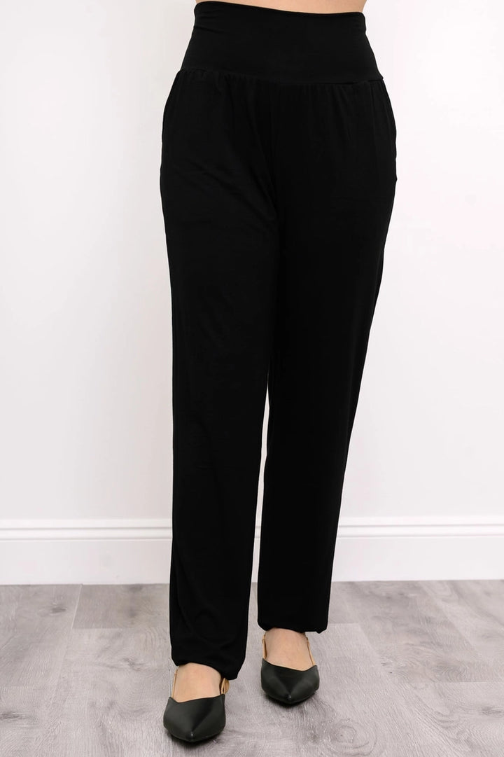 Pantalon Claire - Bamboo/Lycra - Noir