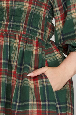 3/4 sleeve pattern dress