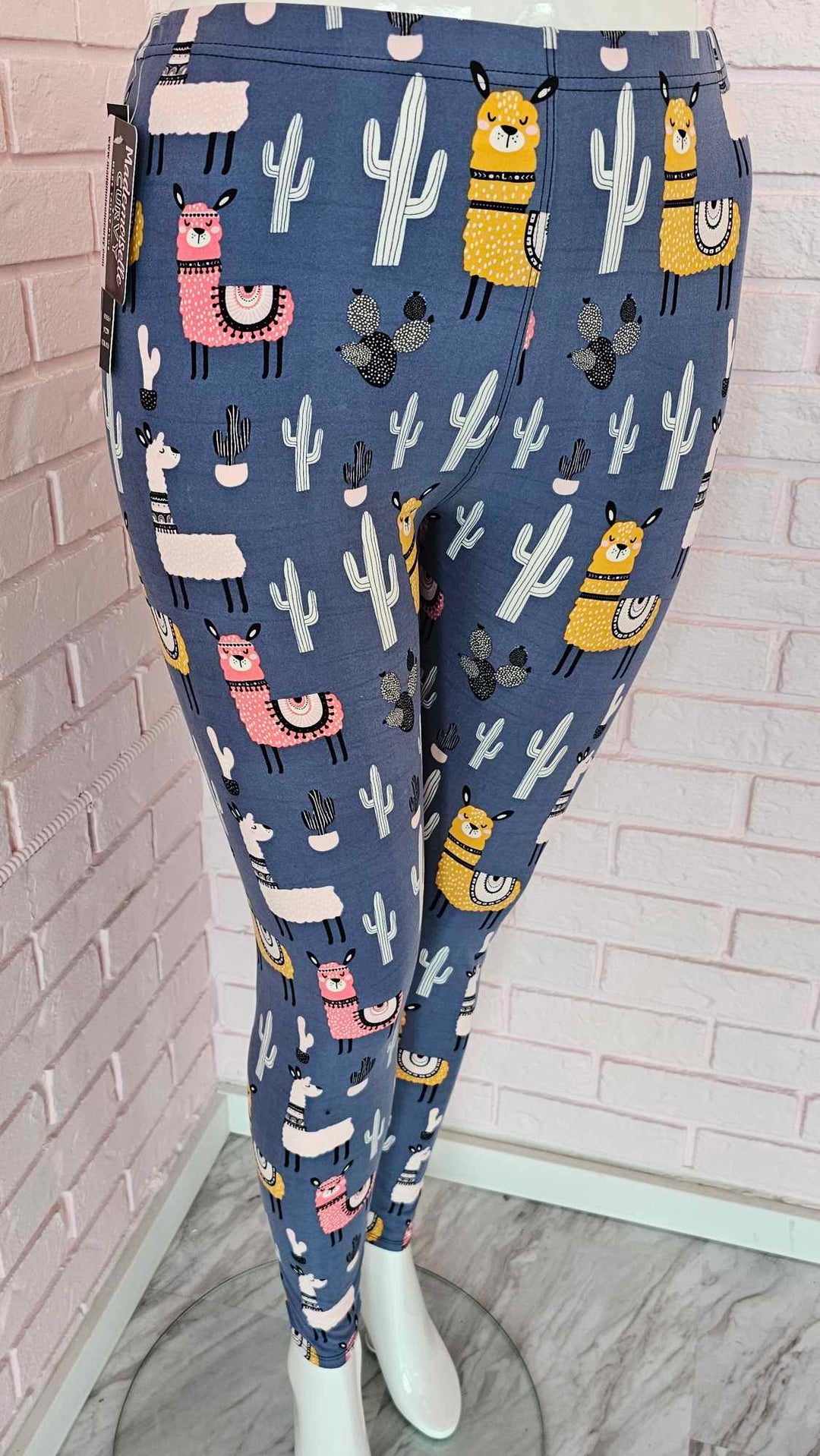 Legging lamas et cactus