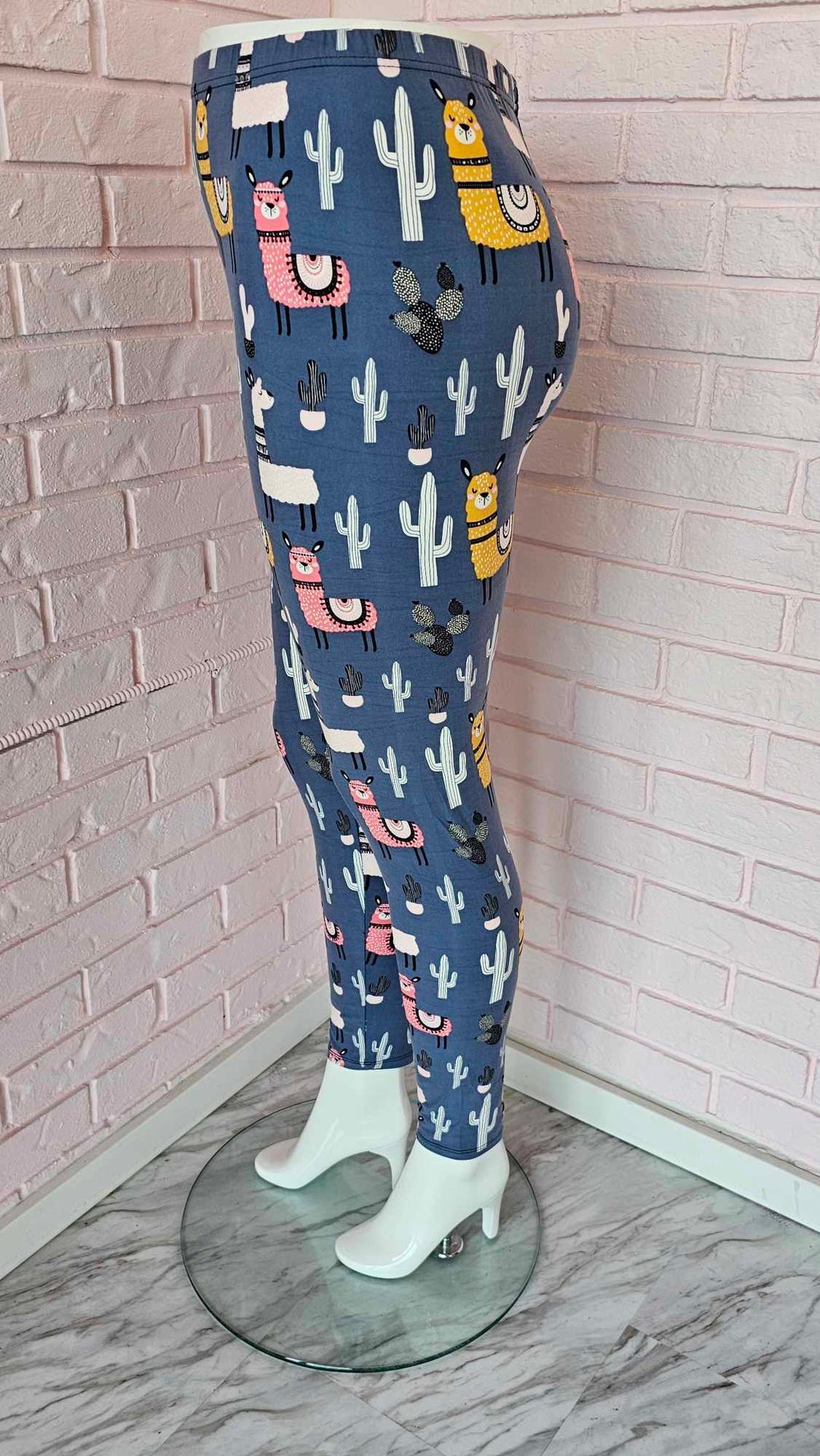 Legging lamas et cactus