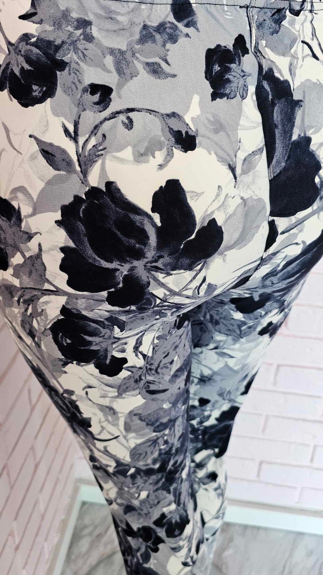 Legging à motifs floraux #1