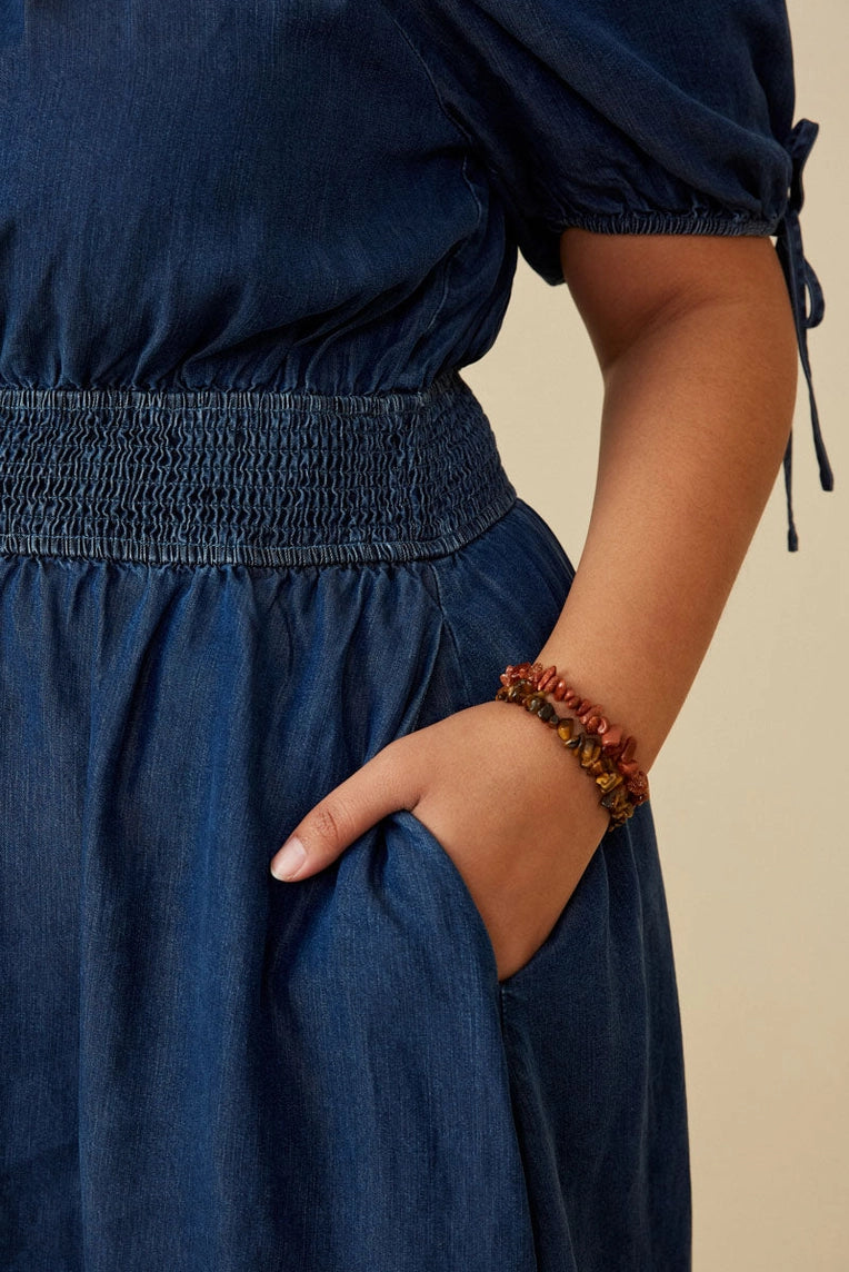 Robe denim Tencel