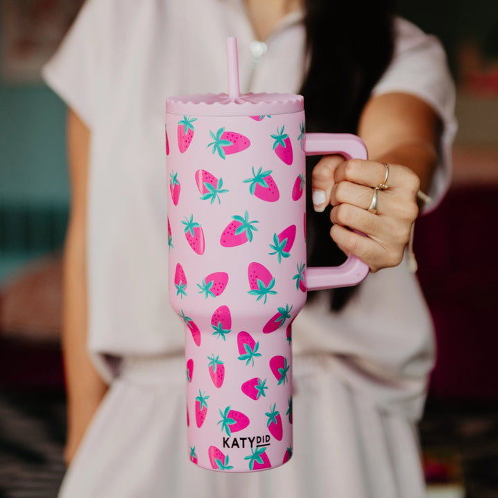 Tumbler Pink Strawberry 38 oz