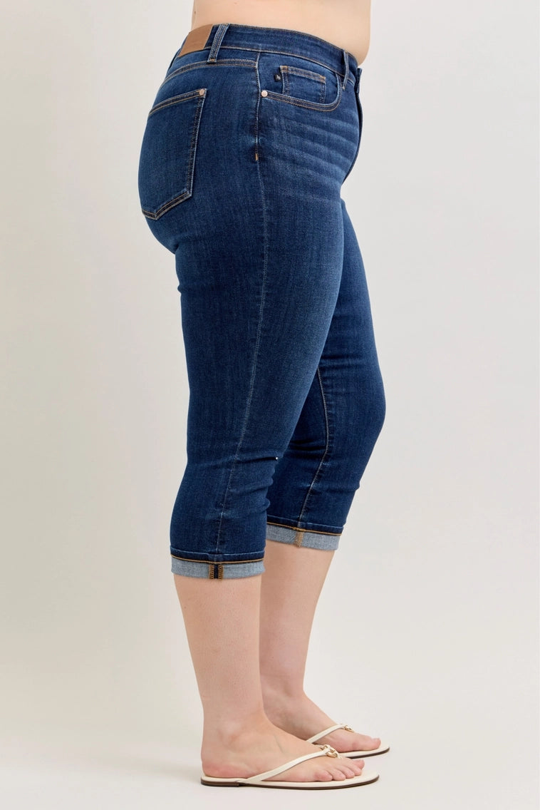 Capri en jean taille haute – Judy Blue