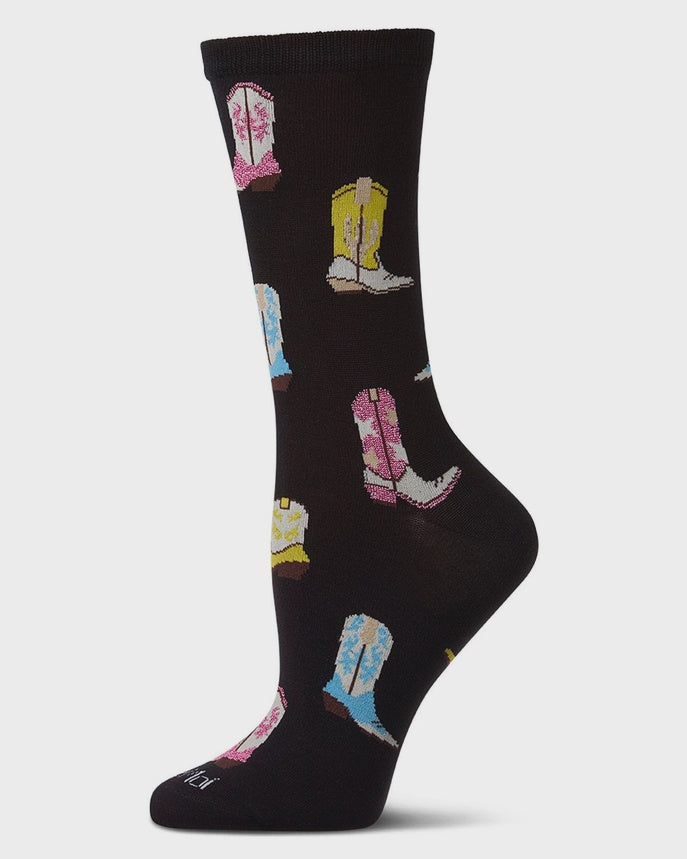Chaussettes sassy boots bambou