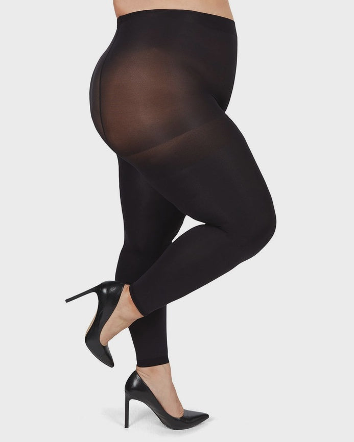 Bas collant style legging (noir)
