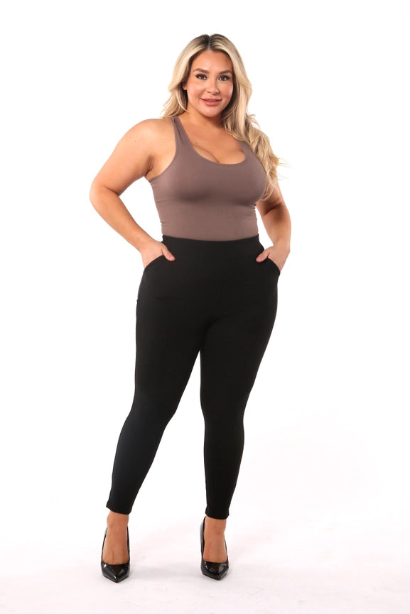 Pantalon Sculptant skinny - Noir