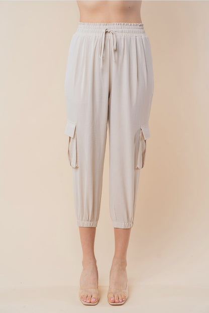 Pantalon jogger Billie - Crème