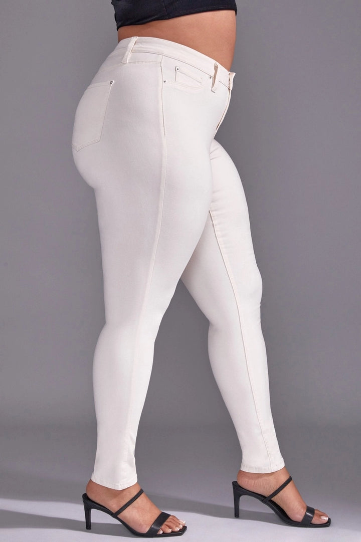 Pantalon ultra-stretch - Gardenia