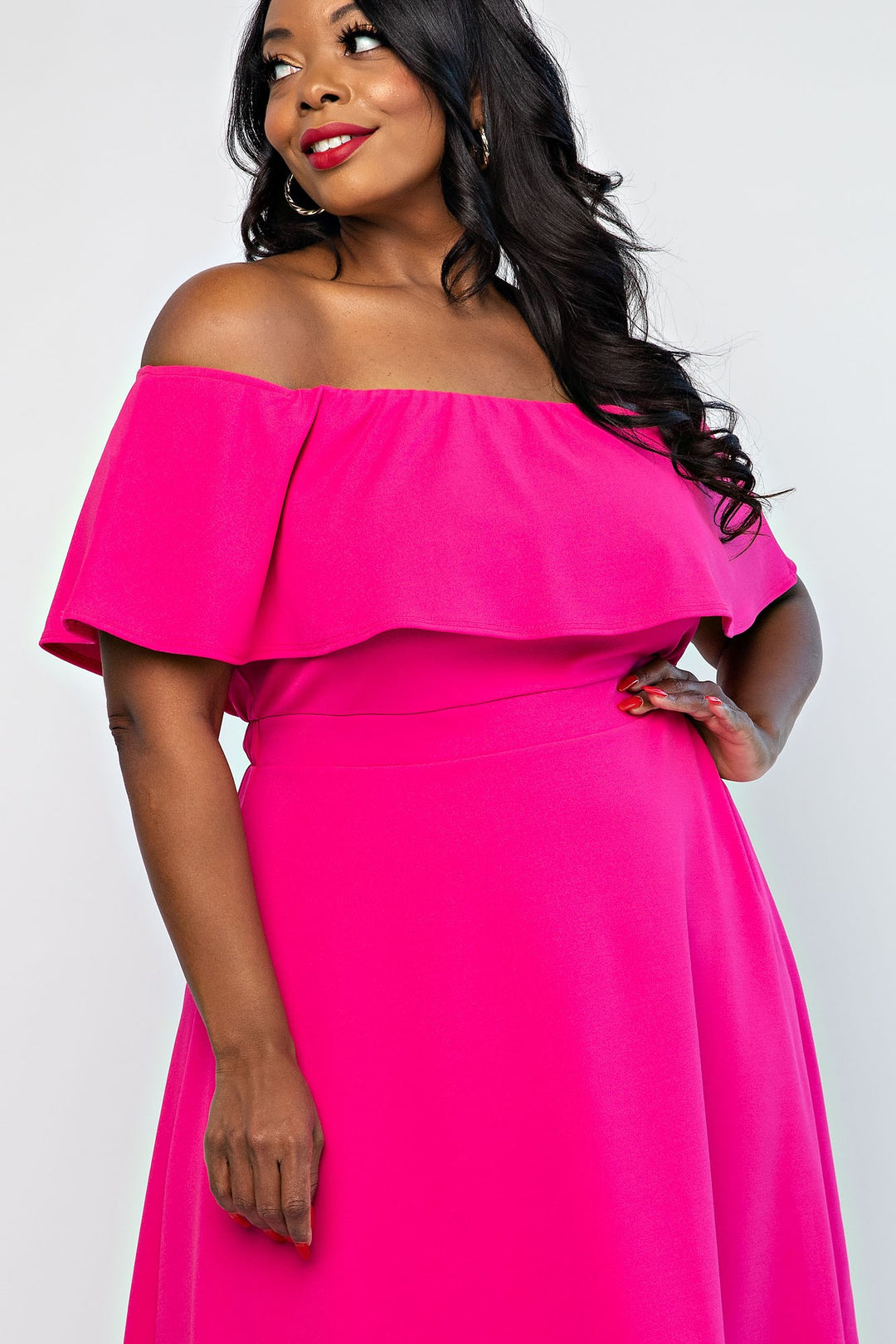 Fuschia pink princess dress
