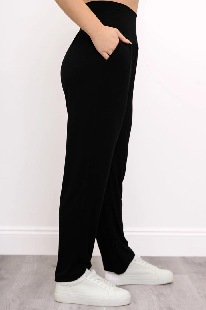 Pantalon Claire - Bamboo/Lycra - Noir