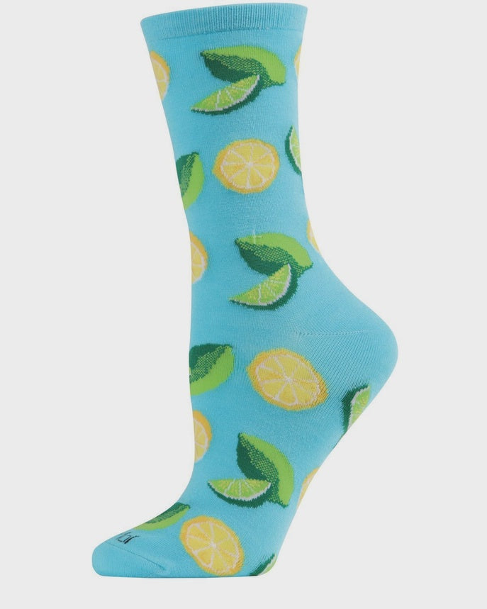 Chaussettes When Life Gives You Lemons Bamboo - Turquoise