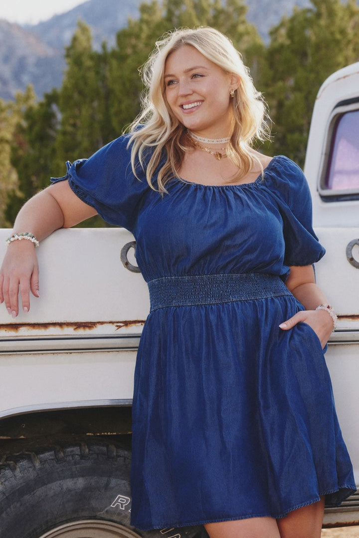 Robe denim Tencel