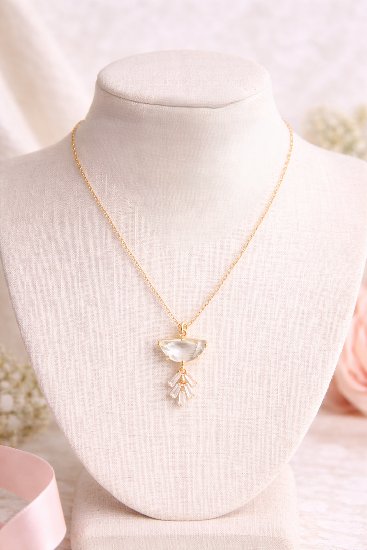 Collier Éclat Gatsby – Cristal (20 pouces)