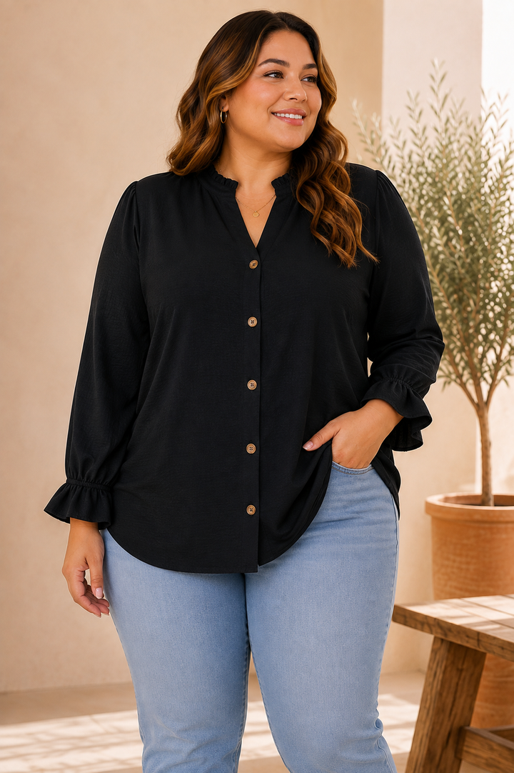 PRÉVENTE - Blouse So Chic - Noir