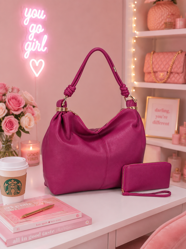Sac Victoria (rose framboise)