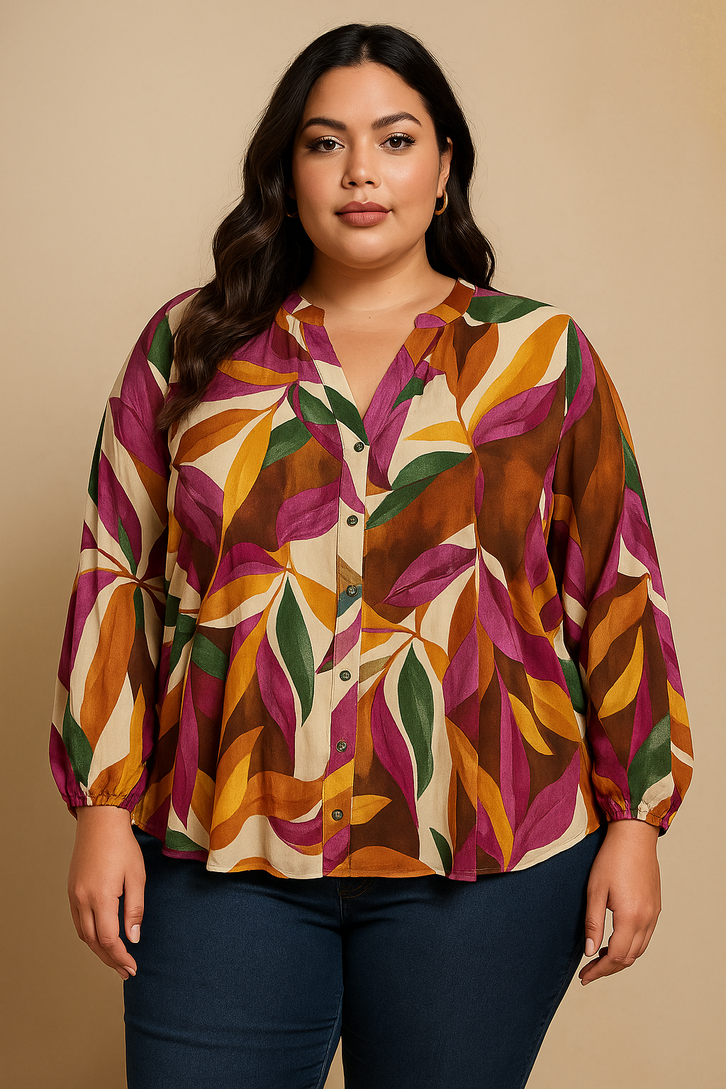 Blouse Amandine - Magenta