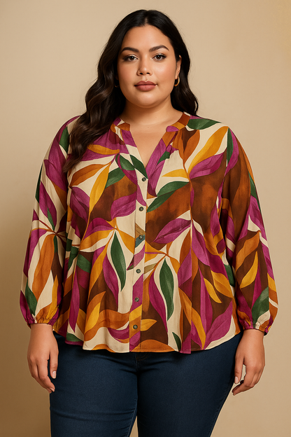 Blouse Amandine - Magenta