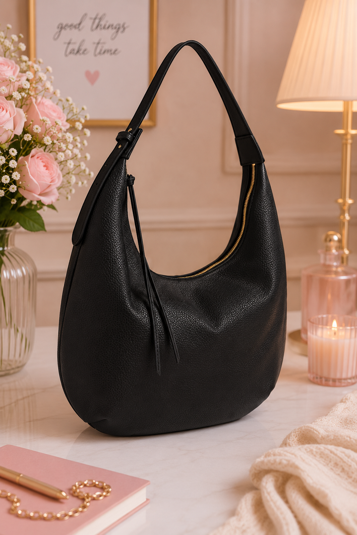 Sac hobo TORY - Noir