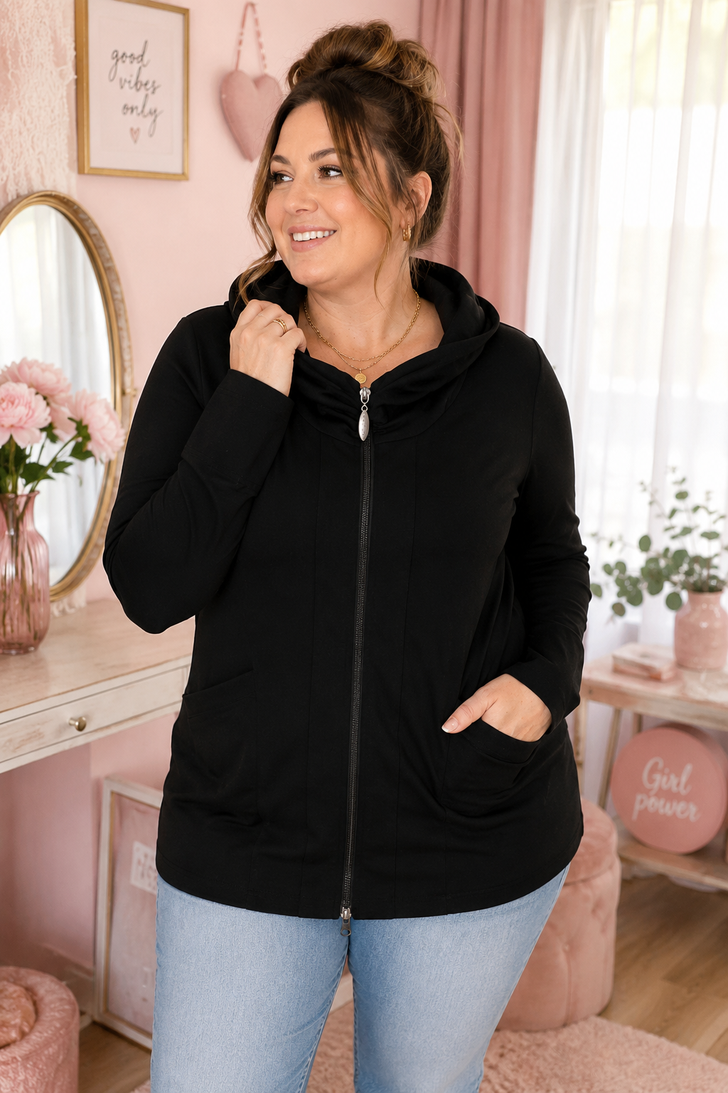 Veste Athleisure Bamboo - Noir