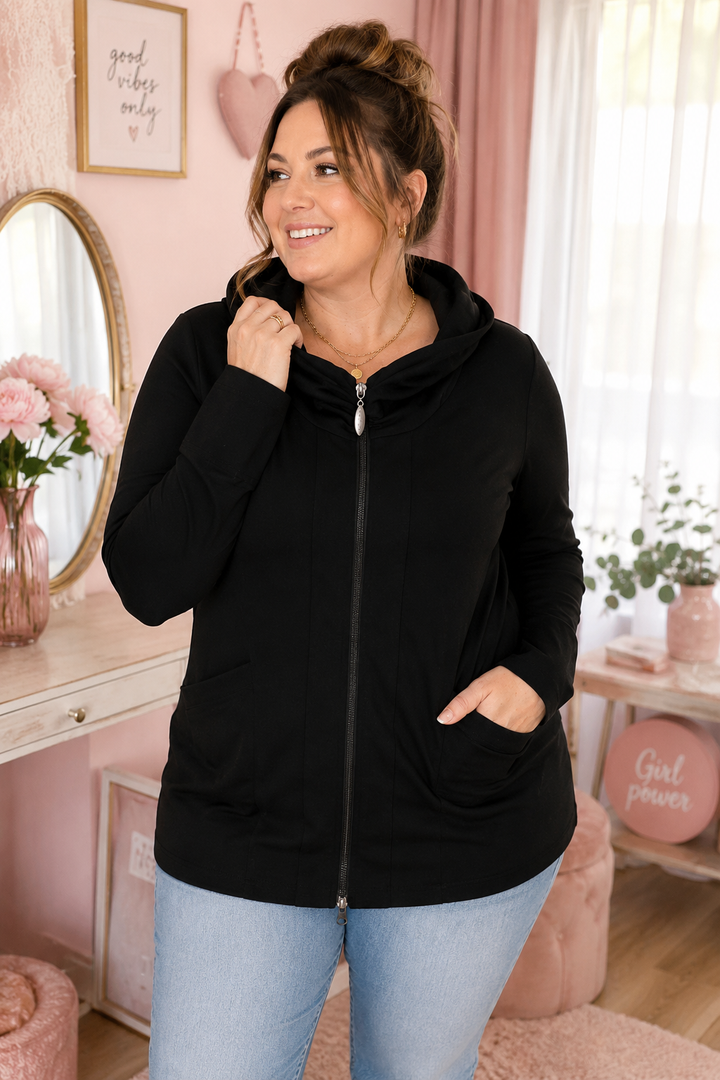 Veste Athleisure Bamboo - Noir