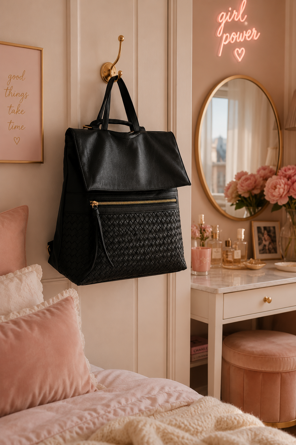 HELENA – Sac à dos tressé à rabat