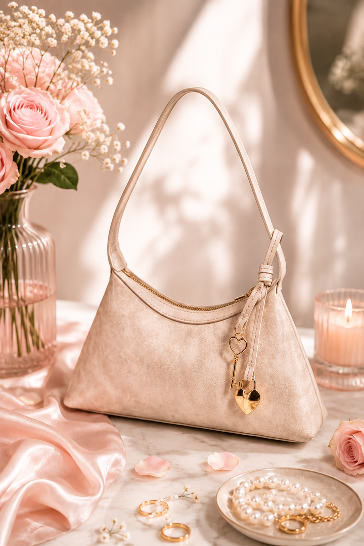 Sac Kaitlyn Heart Locket - Ciment