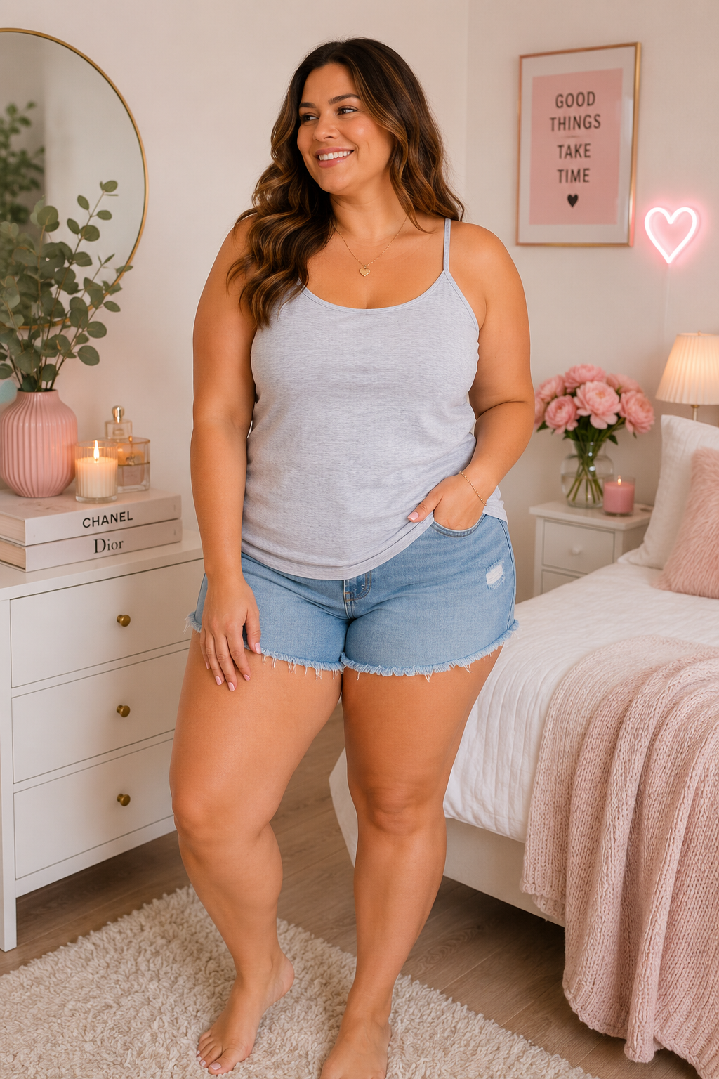 Camisole Essentielle - Gris pâle
