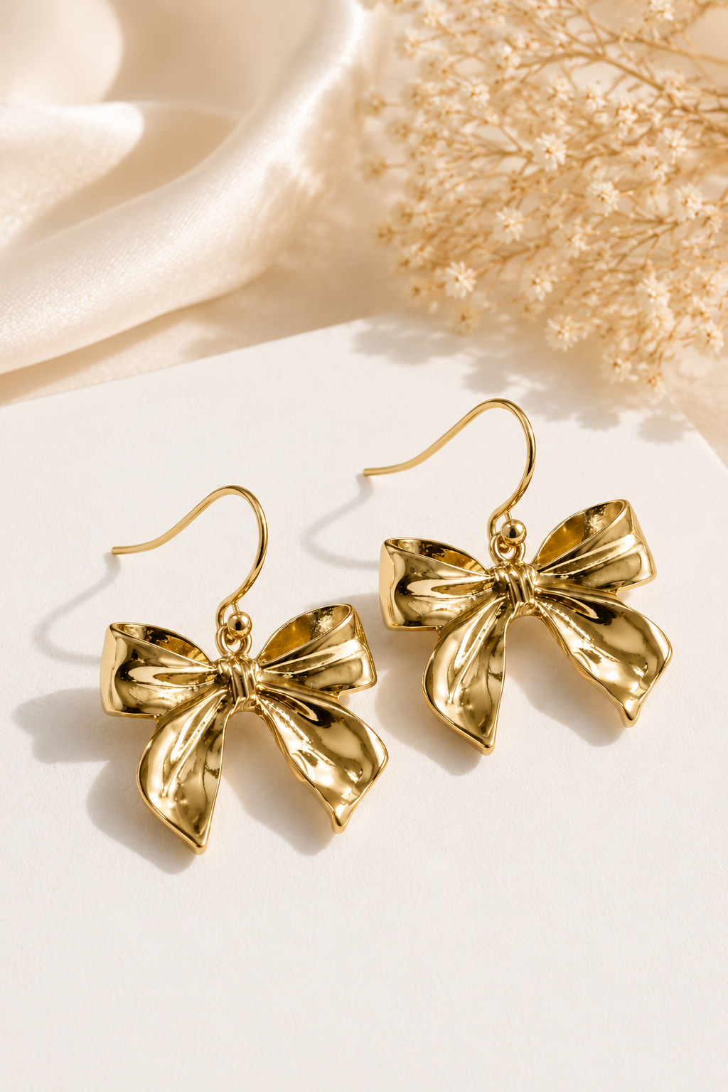Boucles d’oreilles Golden Bow