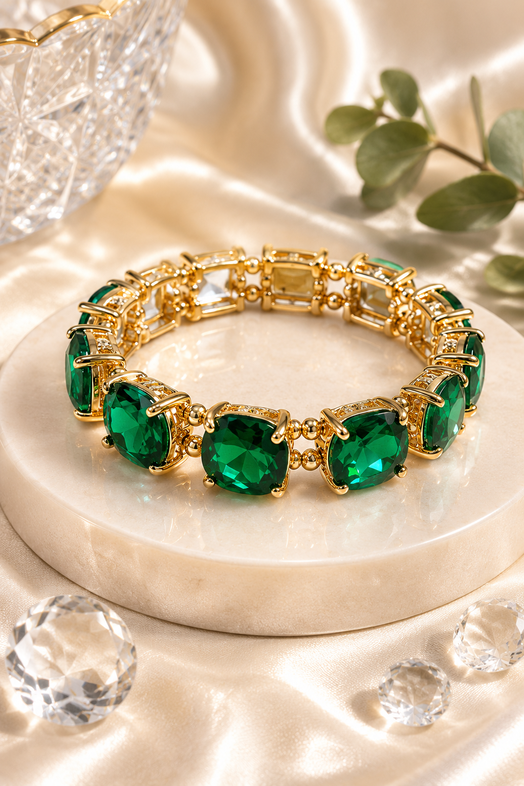 Bracelet Émeraude Impériale
