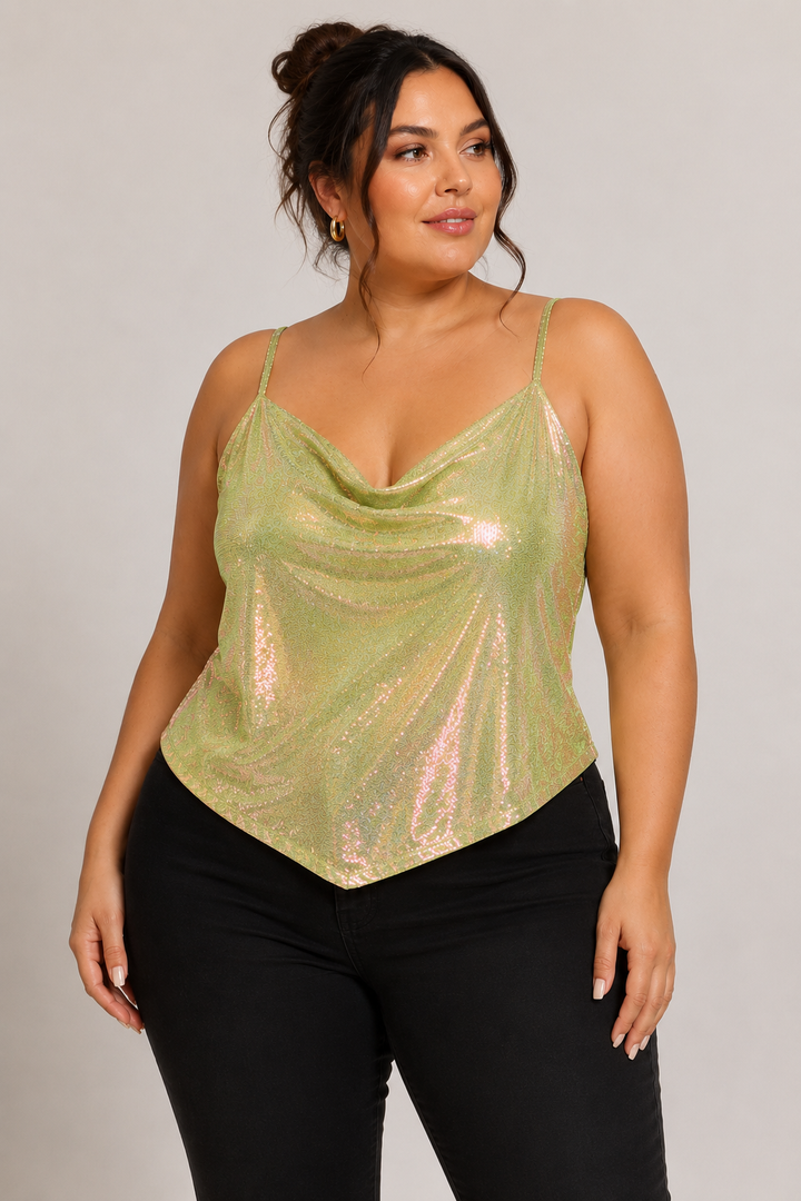 Cami Stardust Glow - Lime