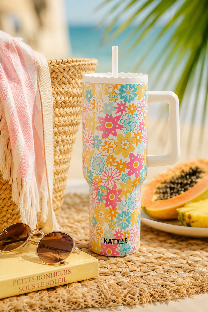 Tumbler Spring Flowers 38 oz