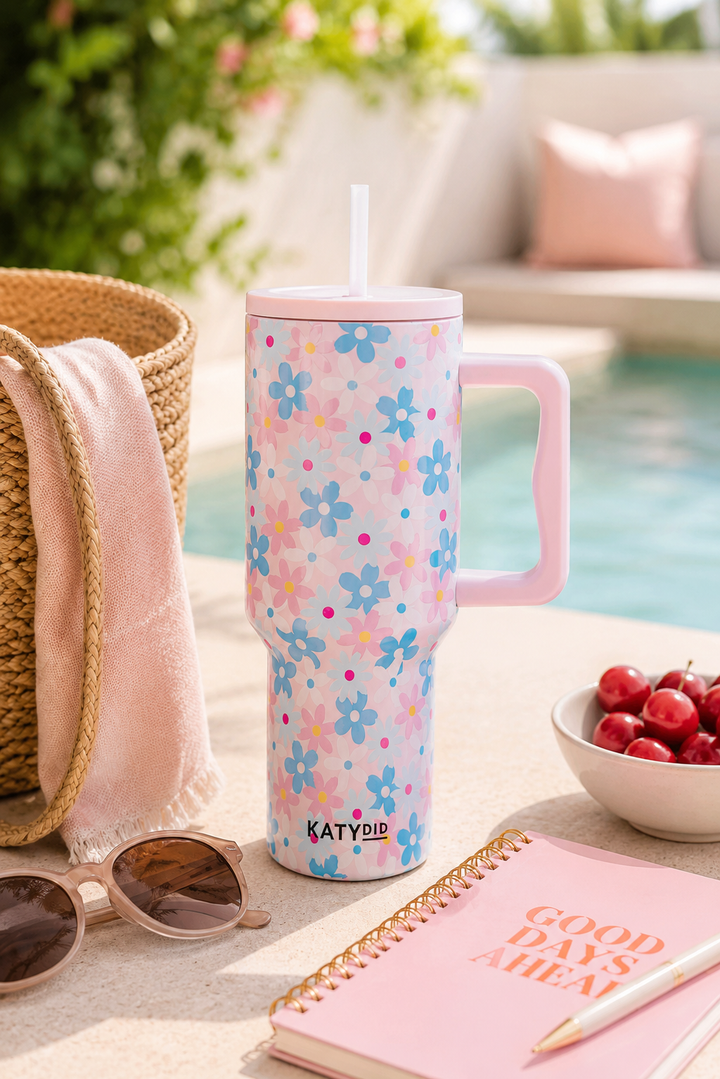 Tumbler Dainty Florals 38 oz