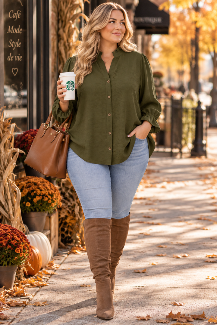 Blouse So Chic - Olive