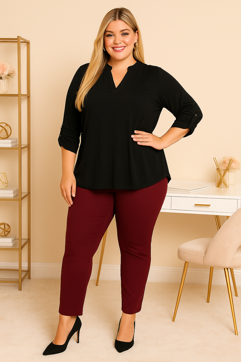 Tunique Lizzy - Noir