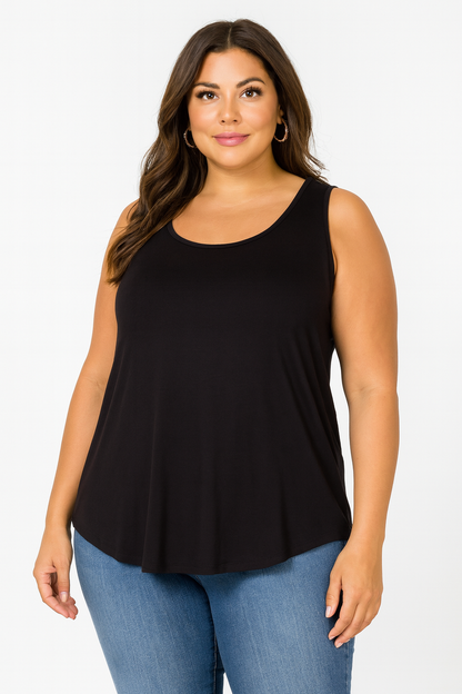 Débardeur basique  - Noir - 100% extensible