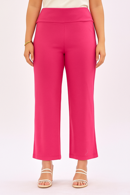 PRESALE - Straight leg versatile fuschia pants (29 in)