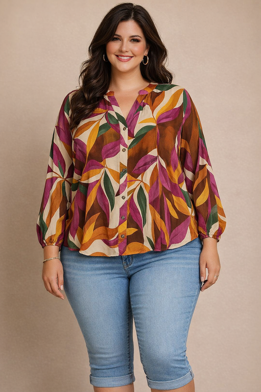 Blouse Amandine - Magenta